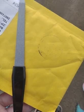 1 pulidor de uñas profesional de acero inoxidable, barra de pulido lateral doble, para manicura, exfoliante de pedicura, decoración de uñas