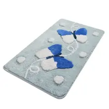 Коврик для ванной-коврики | коврик для ванной, Нескользящие Противоскользящие коврики Mari Blue 60X100 см