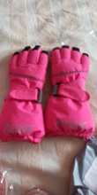 Riding-Gloves Waterproof Childrens Ski-Mitten Warm Winter And 2PCS Non-Slip Five-Fingers