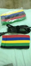 Bridas liberables de plástico de colores para cables, bridas para cables reutilizables de nailon, con cierre, tipo T, 50 Uds.