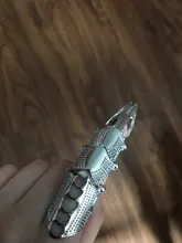 Imixlot-anillo Punk Rock Scroll Joint Armor Knuckle, anillo de Metal completo con garra, conjunto de anillos para Halloween, novedad de 2021