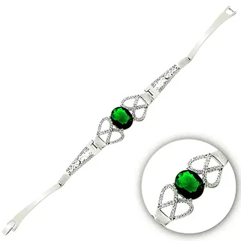 

KUTAYDAN 925 Sterling Silver Zircon Stone Bracelet