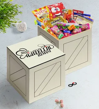 

Personalized Beauty Specialist In Wooden Box Nostalgic Lezzetler Gift Seti-2