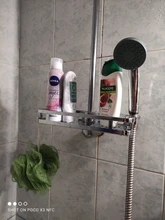 Shower Shelf Rack Lifting-Storage-Tray Bathroom-Accessories Plastic-Holder Rectangle