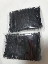 Pinzas para el pelo para mujer, horquillas onduladas y rizadas, accesorios para el cabello, color negro