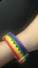 Uds.-pulsera con correa de margaritas para niñas y niños, brazalete de arcoíris, de algodón y lino, correas ajustables, joyería para parejas