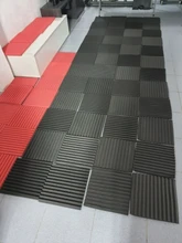 Espuma acústica protectora para estudio, esponja insonorizada, panel de tratamiento de absorción a prueba de sonido, 300x300x25 mm, 24 uds.