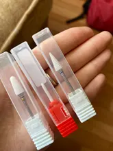 Broca eléctrica de cerámica para pulidora de uñas, accesorios para máquina de manicura, herramientas de esmaltes de Gel, 1 ud.