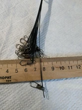 Leader Leash Swivel-Fishing-Accessory Steel-Wire 15cm-30cm Anti-Bite with Olta 20PCS