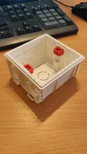 Atlectric-Mounting-Box Socket Cassette-Switch Internal White Hidden 86 Red Concealed
