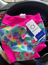 Pantalones de entrenamiento para niños, bragas a prueba de fugas, pañales de cintura alta para natación de recién nacidos, bañadores de tela para niños y niñas