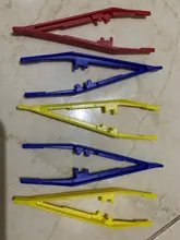 5 unids/set niños seguridad cuentas de plástico pinzas para rompecabezas de modelo Kits de construcción de los niños juguetes de bricolaje arte accesorios de artesanía herramientas