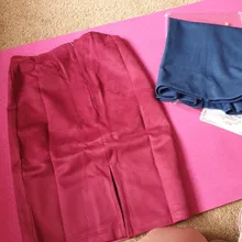 Midi Skirt Hip-Pencil Bodycon Multi-Colors Femininas Package Solid SP618 Work-Wear Autumn