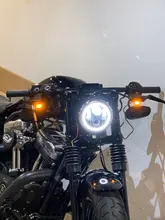 Luz LED de señal de giro para motocicleta, lámpara indicadora para Harley Sportster XL, 2004-2020, 1200, 883, 72, 48, Roadster