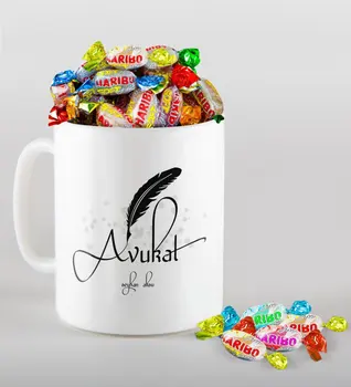 

Personalized Attorney Mug and Haribo Candy Gift Seti-6