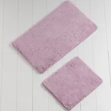Коврики для ванной нескользящие Противоскользящие коврики противоскользящие цвета 2'Li набор сиреневый 60X100 см-50X60 см