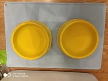 Waterproof Non-slip Pet Mat For Dog Cat Solid Color Silicone Pet Food Mat Pet Bowl Drinking