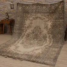 Натуральный ковер, декоративная антикварная мебель Турецкая мебель коричневый ковер, бежевый коврик, кухня, коврик для гостиной, коврик для столовой