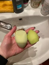 4/1pc maquillaje licuadora Puff cosmético de maquillaje esponja con caja de almacenamiento de la Fundación esponja para polvo herramienta de la belleza de las mujeres Accesorios