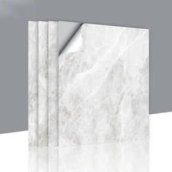 30x30CM/4 PCS Marble Tile Wall Stickers For Kitchen Self-adhesive Wallpaper Peel snd Stick Living Room Decoration Home Decor