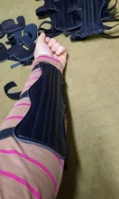 Protector de cuero duradero de alta calidad, Protector de brazo de dedo, accesorios de manga de engranaje protectora de tiro con arco