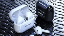 Lenovo-auriculares inalámbricos LP40 TWS, originales, con Bluetooth, Control táctil, deportivos, estéreo, para teléfono Android