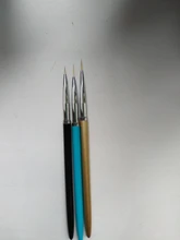 3 unids/set delineador para decoración de uñas pintura bolígrafo 3D consejos de acrílico DIY pinceles para Gel UV dibujo de línea de red manicura herramientas