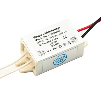방수 전원 공급 장치, IP67 LED 드라이버, Ac dc 12V, 24V, 12W 전원 공급 장치, AC100-265V 입력, 램프용 전자 LED 변압기