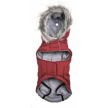 

Red Parka hood Ooh my dog! T40