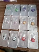 2 unids/par de lentes de contacto para los ojos de 3 tonos Vika tricolor serie lentes de Color de ojos contactos ojo venta al por menor y al por mayor