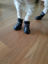 4pcs Pet Dog Shoes Waterproof Rain Pet Shoes for Dog Puppy Rubber Boots Candy Color Puppy