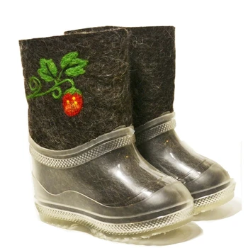 

Men's felt boots multi-color.