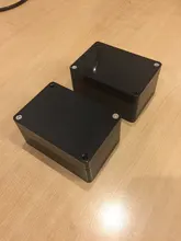 Caja negra funda impermeable al aire libre caja de plástico para electrónica caso Proyecto instrumento impermeable caja de vivienda