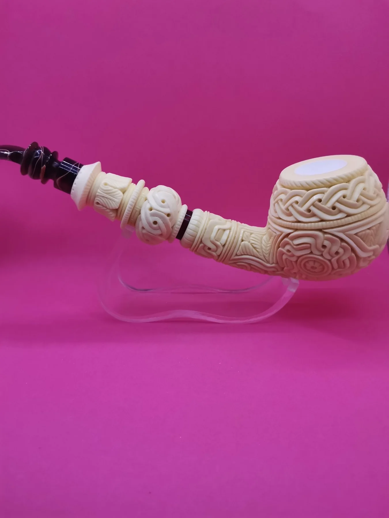 Large meerschaum pipe English smook tobacco |