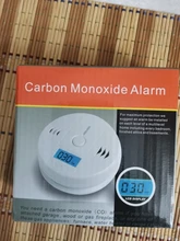 Sensor fotoeléctrico de seguridad para el hogar, Detector de envenenamiento por monóxido de carbono de alta sensibilidad, 85dB, LCD, Independiente