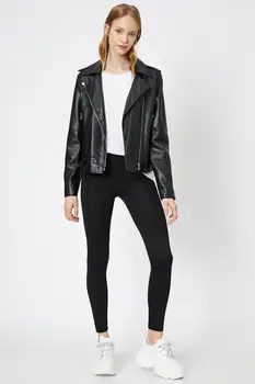 

Koton Women Black Leggings 0 KAL48665IK