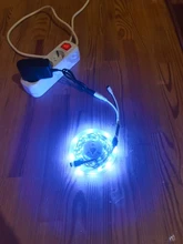 5M-30M tira de LED de 5050 de 2835 IP20 RGB banda LED Luz de cinta a rayas DC 12V diodo RGB cinta IR adaptador de controlador