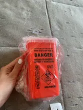 Suministros de tatuaje, contenedor de almacenamiento de Descartes, afilador desechable, caja de basura de puntas de jeringa, accesorios para tatuaje, cubo amarillo, bote de basura