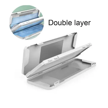 

Doublelayer Mask Storage Box Disposable Mask Dustproof Storage Holder