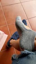 Calcetines antideslizantes de Yoga para mujer, medias de deporte y entrenamiento de algodón, 1 par