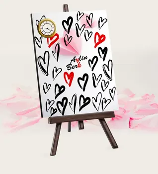 

Personalized Valentine's Day Design Şovaleli Table Clock-70