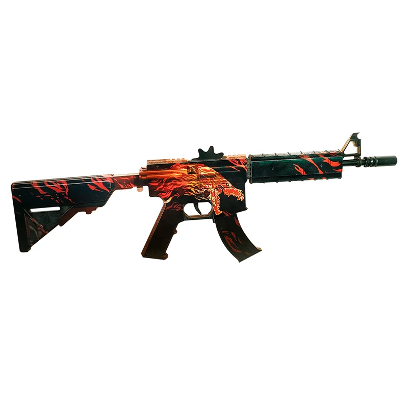 Деревянный автомат М4А4 Вой CS GO | Автомат (деревянная реплика)|Игрушечное оружие|
