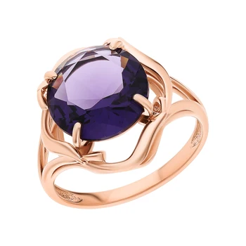 

Silver ring with cubic zirconia sunlight sample 925