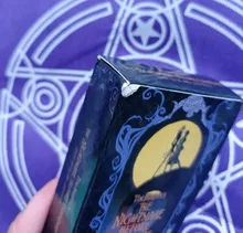 Juego de cartas y cartas de pesadilla antes de Navidad, Tarot, guía, 78 cartas, adivinación, cuenta el futuro propano