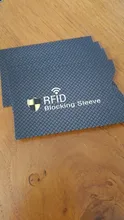 Funda de bloqueo RFID para tarjetas bancarias, funda protectora antirrobo para tarjetas de identificación, 5 unidades