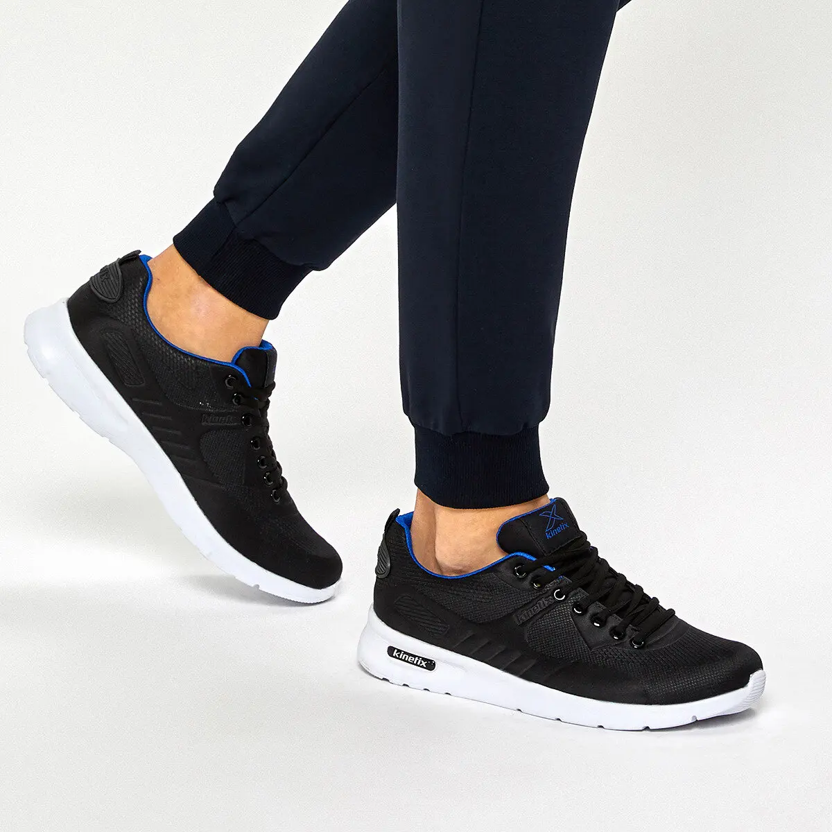 FLO NINA MESH M 9PR Black Male Shoes KINETIX