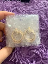 Nuevo México Clip en pendientes No perforado para mujeres Vintage de oro de la Declaración redondos de geometría auriculares joya Clip brinco femenino fiesta regalo