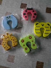 Protección de seguridad para niños, Tope de puerta de tarjeta de seguridad con animales, para cuidado de recién nacido