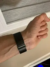 Banda de Apple Watch Serie 6/5/4/3/2/1 pulsera deporte 42 mm 38 mm 44mm correa para Apple iwatch reloj de la banda de metal lazo