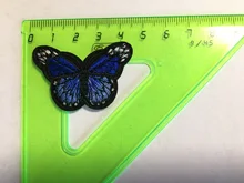 5Pcs Embroidery butterfly patches for clothing Iron on patch appliques stickers fabric
